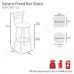 Saturn 4 Leg Fixed Stool 